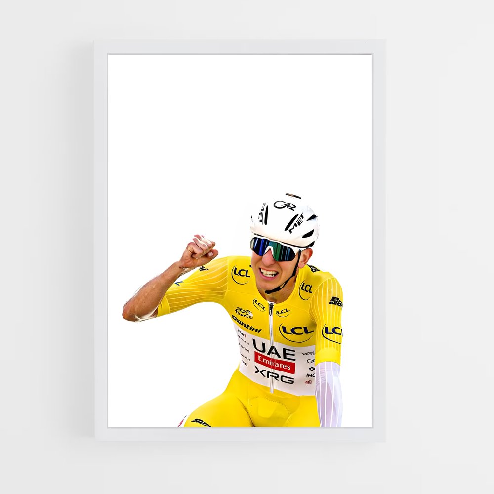 Poster Tadej de pogacar – affiche Cyclisme (vue 3)